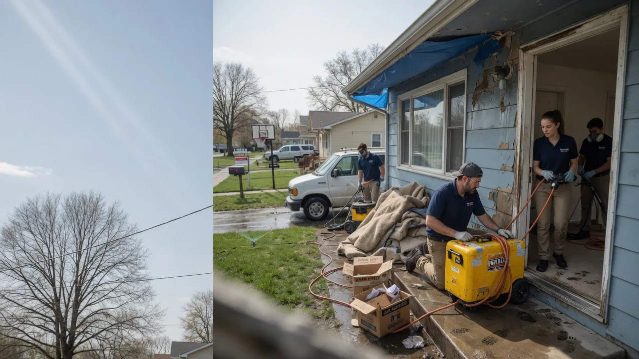 Basement Flood Cleanup in Blairsville, PA near me